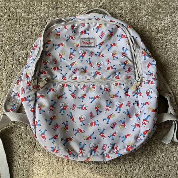 Cath Kidston Foldaway Packable Backpack Rucksack London Guards Band Union Jack main image 8
